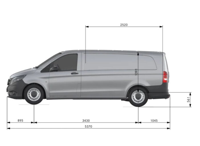 Mercedes Vito Extra Lang Masse